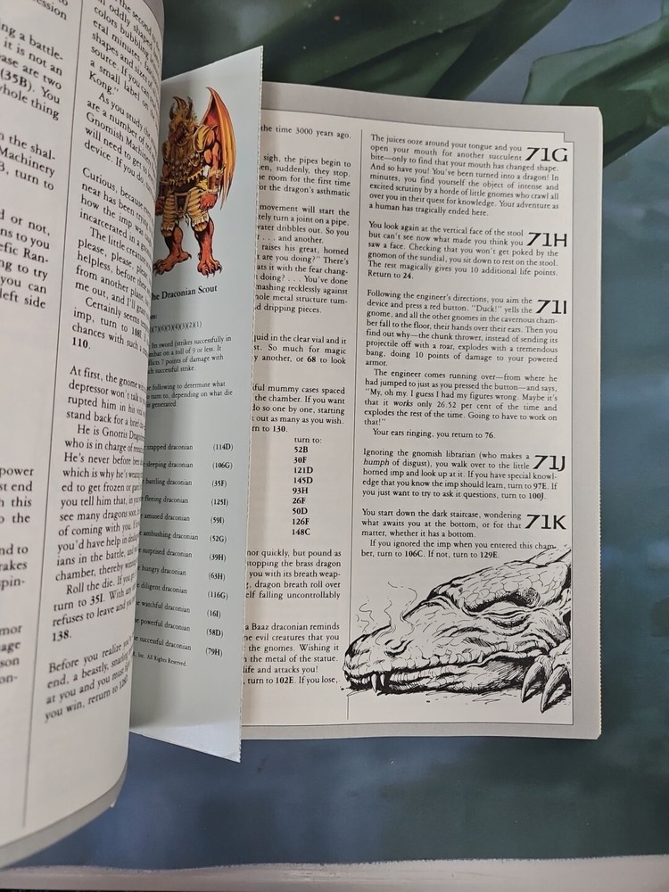 TSR Dragonlance Gnomes-100, Dragons-0 VG