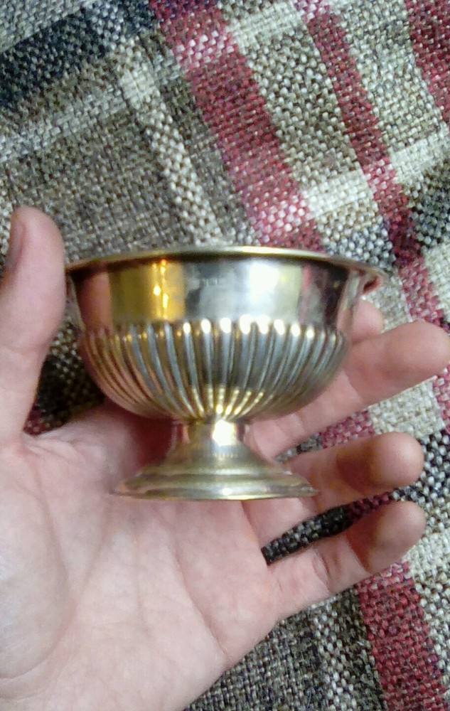 Silver plated bon bon dish