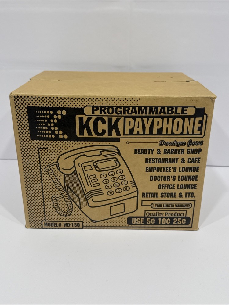 KCK Programmable Desktop Payphone Model #WD-150