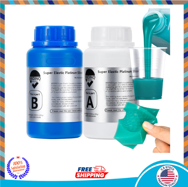 BBDINO Silicone Mold Making Kit, Super Elastic Liquid Silicon for Mold Making