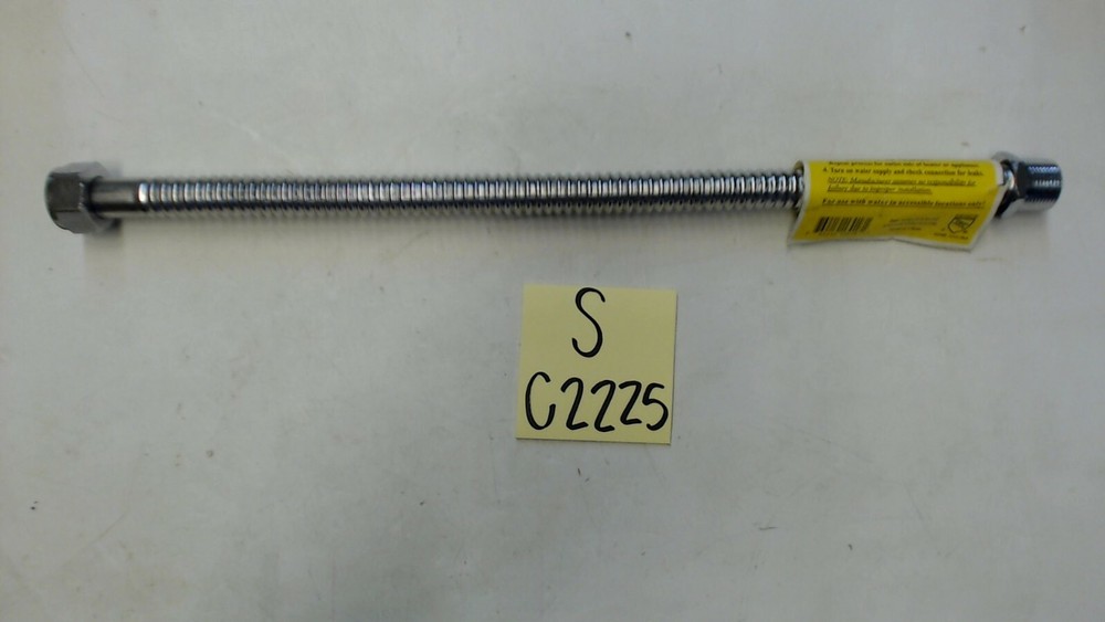 Falcon H-3403 Stainless Steel Water Connector 3/4x18" 3/4FIPx3/4MIP