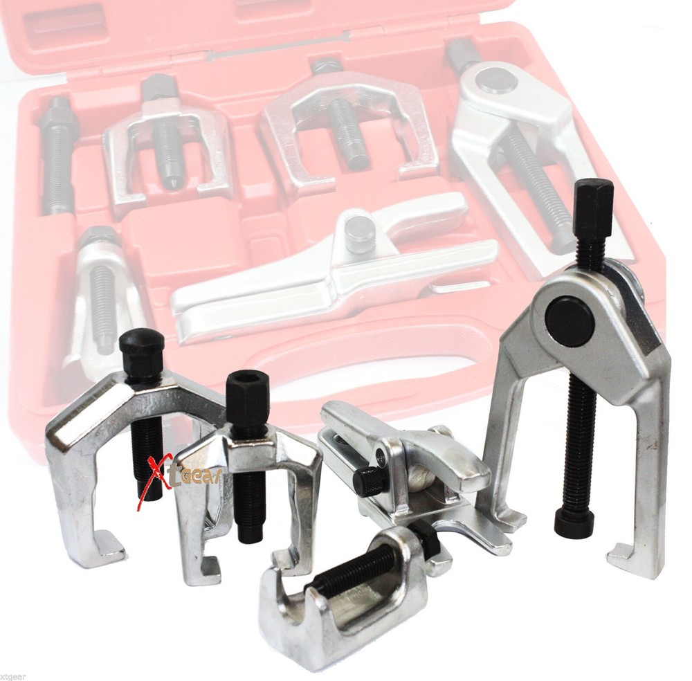 5PC FRONT END BALL SERVICE JOINT TIE ROD PITMAN ARM PULLER REMOVER TOOL KIT SET