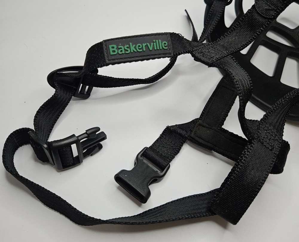 Baskerville Ultra Training Dog Muzzle Size 5 Black Adjustable Straps Large