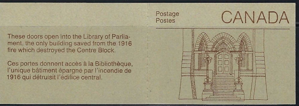 CANADA - MINT BOOKLET - VFNH - UNITRADE - BK88a (946b) - LIBRARY - 1985