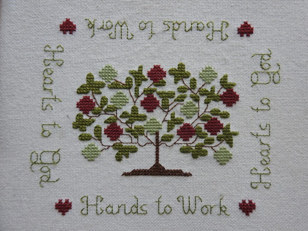 (2) Counted Cross Stitch Shaker Sampling 1986 Margaret & Margaret Leaflet