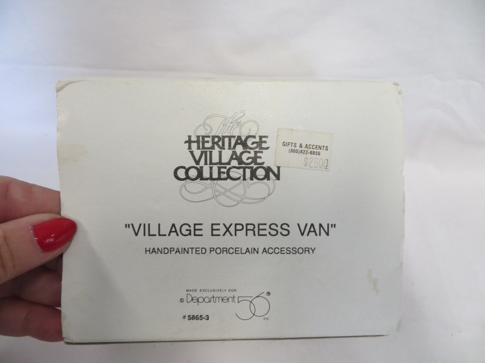 Dept. 56 Heritage Village - Village Express Van