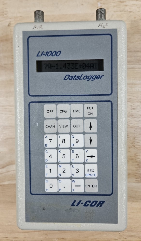 Li-Cor LI-1000 10 Channel (2 BNC current inputs) Data Logger