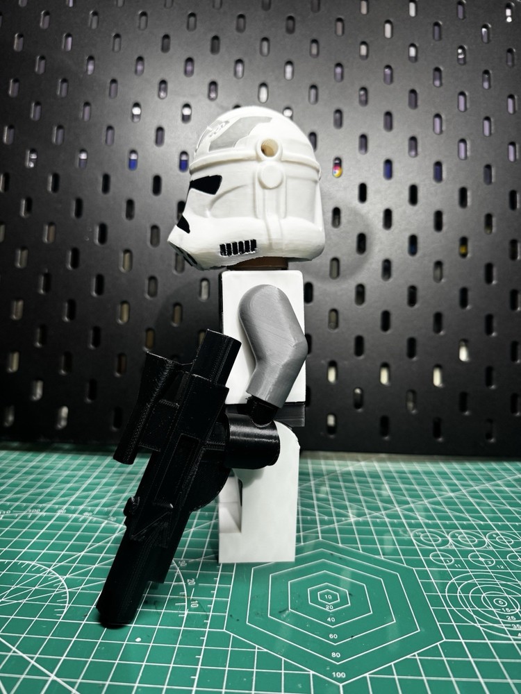 3D Printed - 9in - Star Wars LEGO INSPIRED CLONE TROOPER 104th Wolf Pack