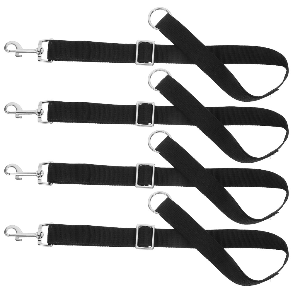 4Pcs Bucket Harness Grooming Leash Hooks Fixed Rope Loop