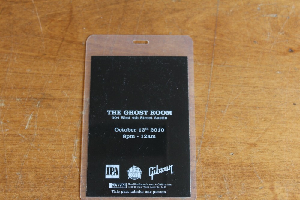 Old 97's - Laminated Backstage Pass - FREE POSTAGE