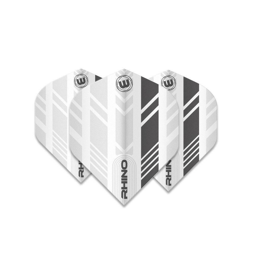 Winmau Rhino Standard Flight - White & Grey