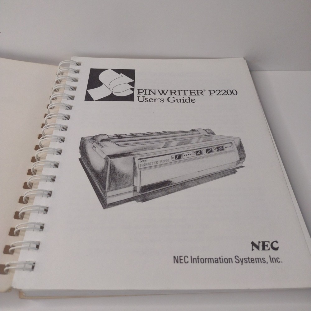 Pinwriter P2200 User's Guide