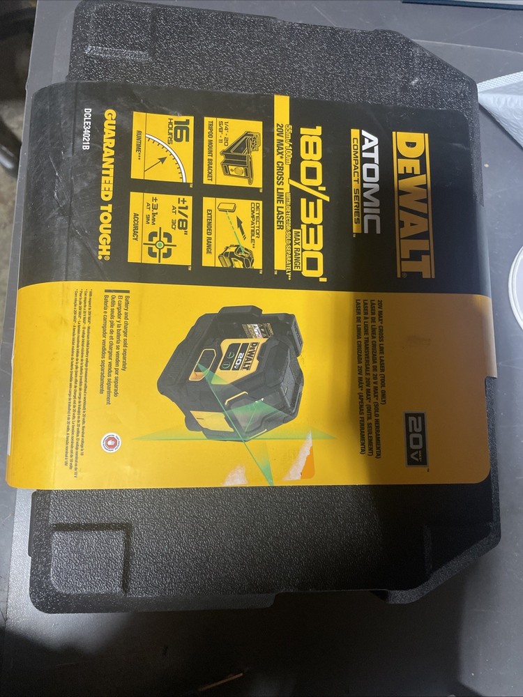 DeWalt New Atomic Compact Series 20v DCLE34021B Tool Only