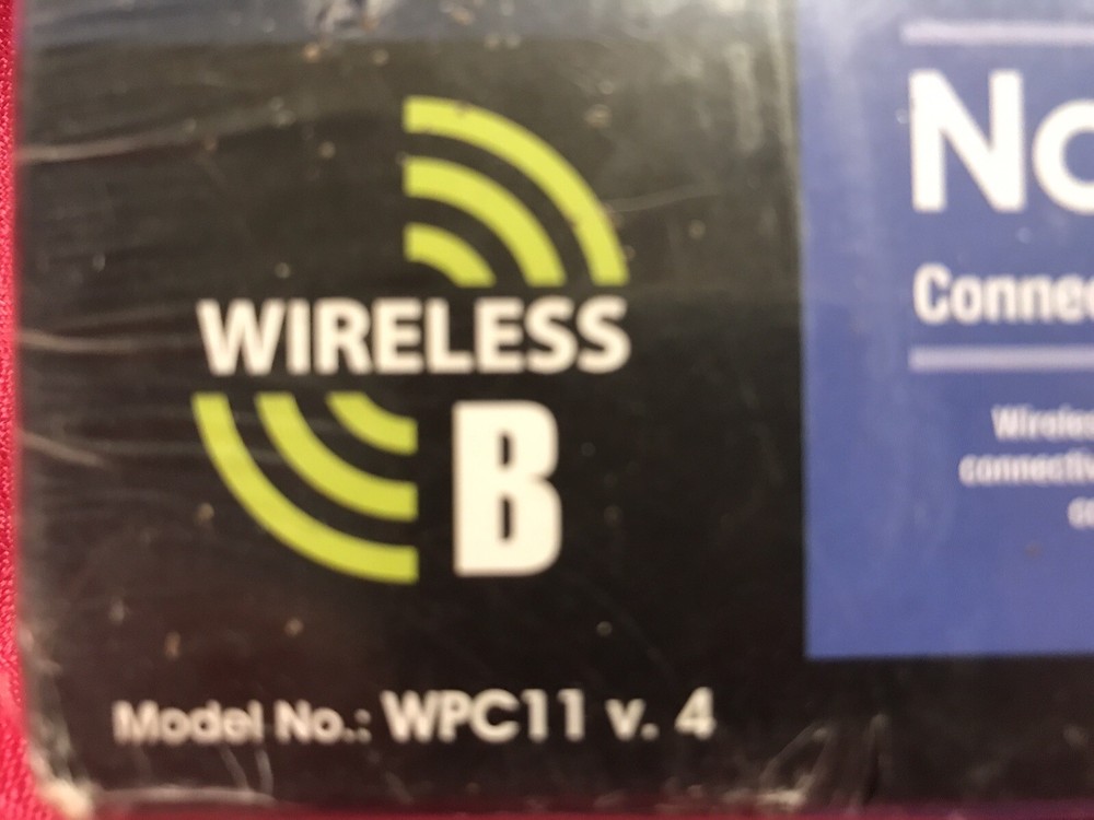 Cisco Linksys WPC11 v. 4 Wireless-B Notebook Adapter