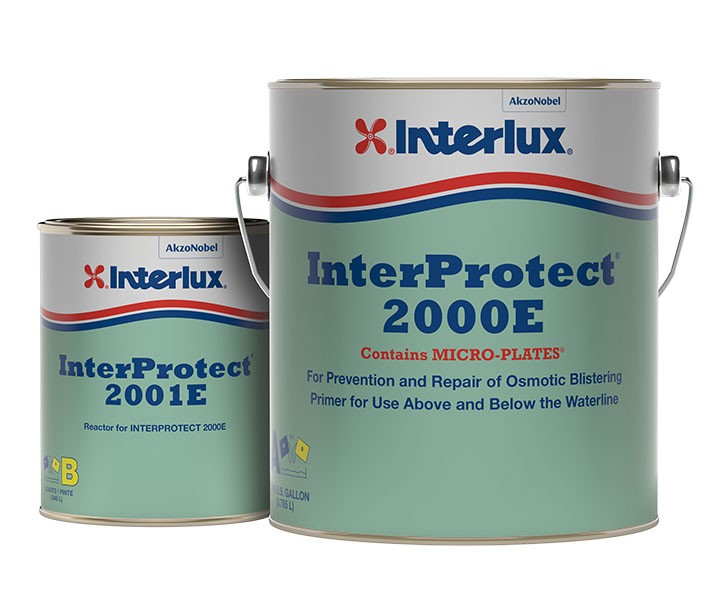 Interlux  Interprotect Epoxy Barrier Coat Kit Gray 1 Quart 2000Q