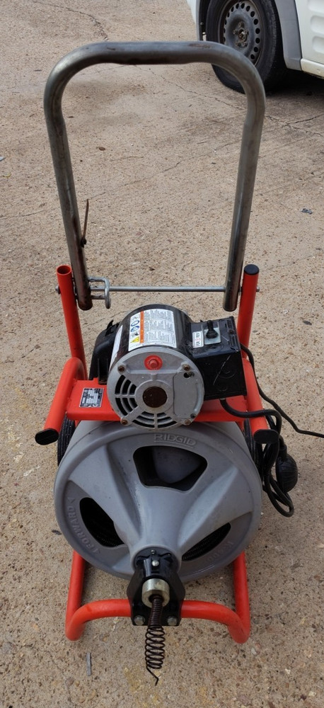 Ridgid K-400 Sewer Rooter Snake Machine 75 Feet
