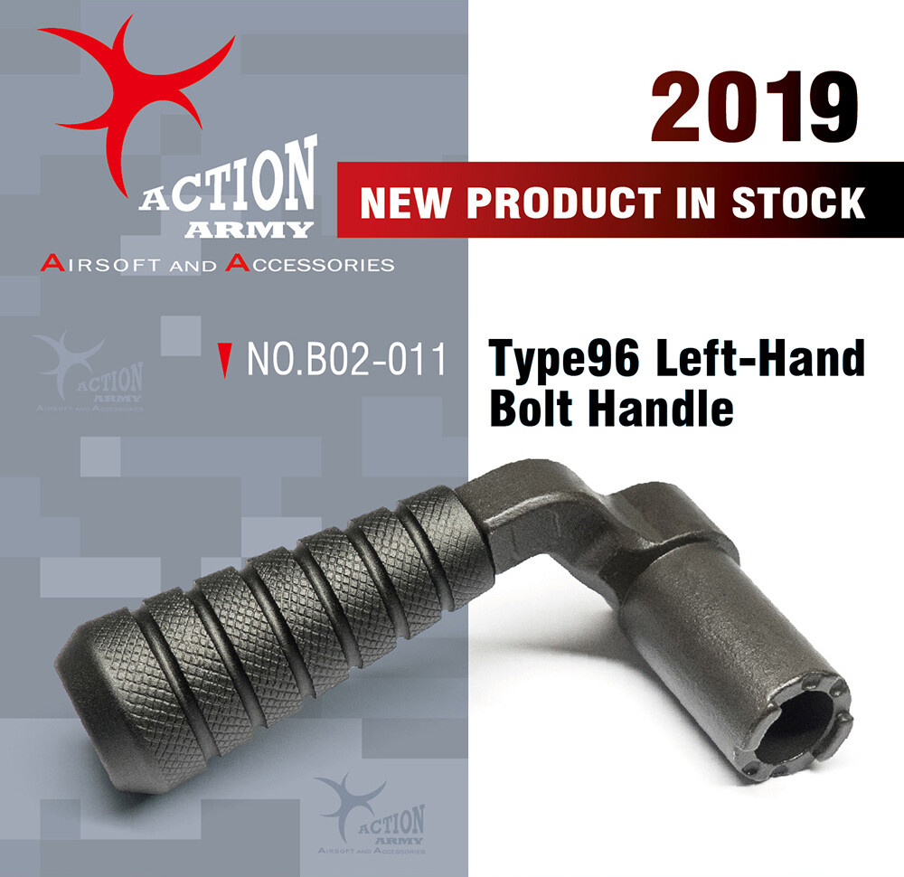 Action Army B02-011 Type 96 Left Hand Bolt Handle for Maruzen, APS2 Type 96