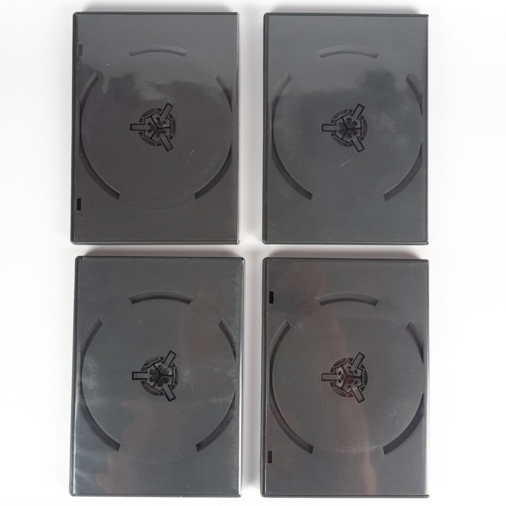 19 Empty DVD CD MOVIE GAME Case Replacement, Single Disc cases