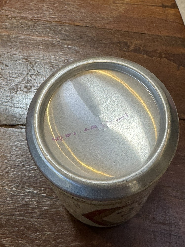 Molson Light Beer - 355 ml Empty Beer Can Top Opened - Canada