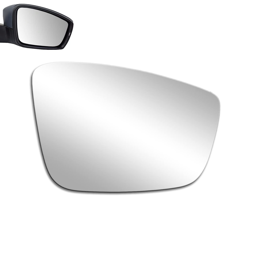 BOOLEE Mirror Glass Right Passenger Side glass, Gray