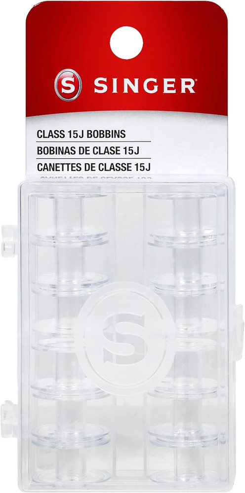 06543 Class 15J Bobbins, Transparent, 12-Count