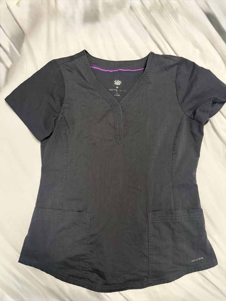 Healing Hands Scrub Set Size Medium, Gray