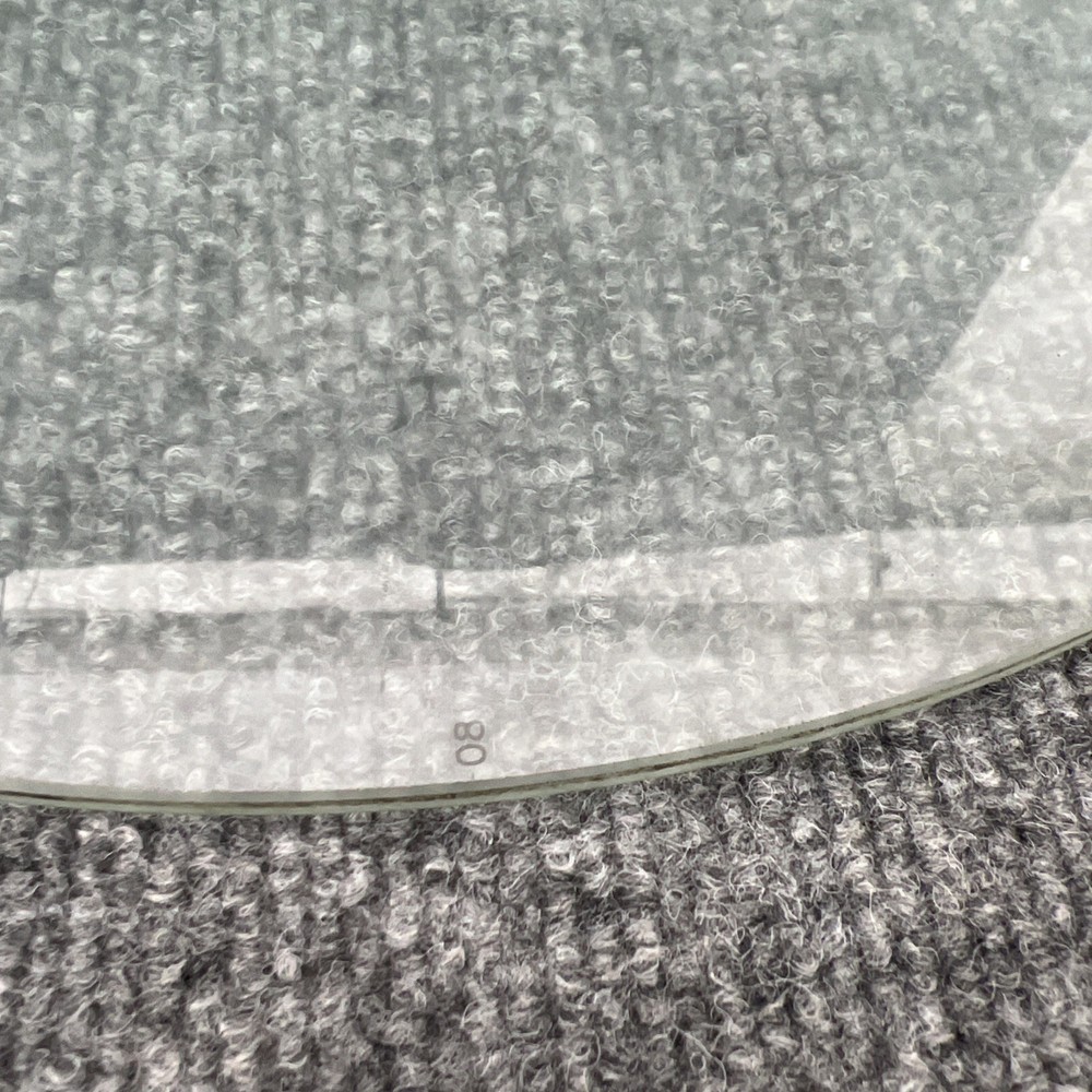 Optical Comparator Glass Face Plate 15-1/2" Diameter Used