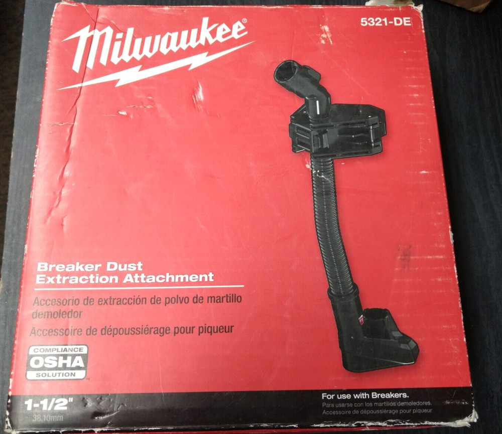 Milwaukee 5321-DE Breaker Dust Extraction Attachment ⭐️NEW⭐️