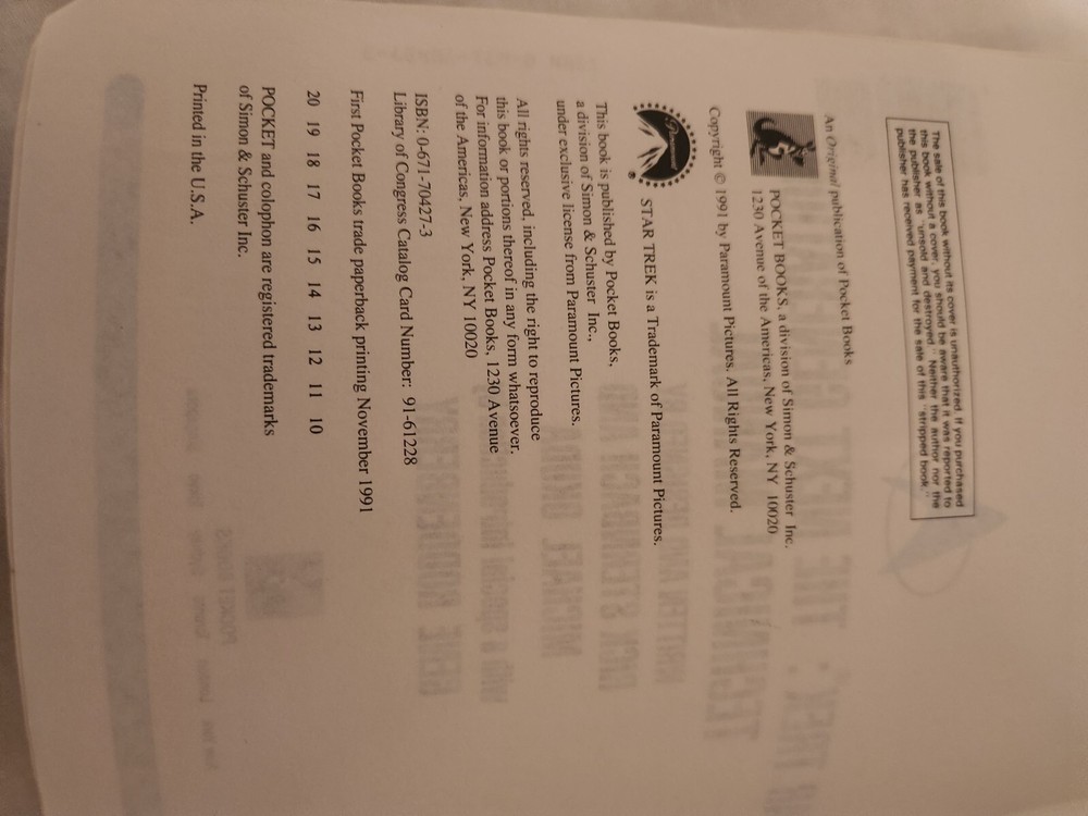 Star Trek The Next Generation Technical Manual 1991
