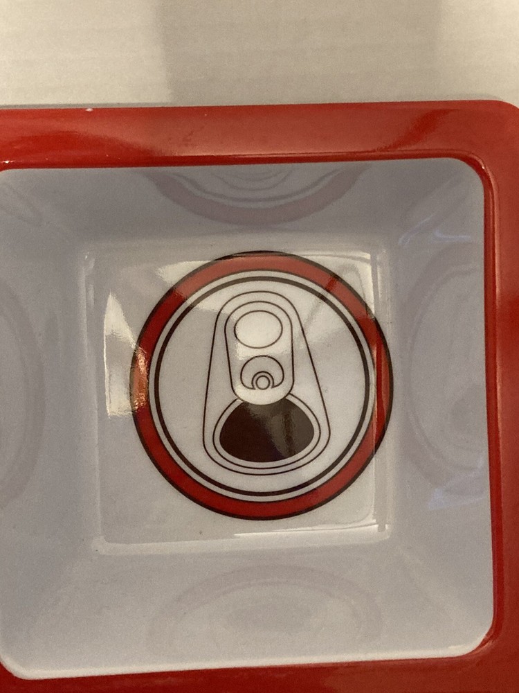 Coca-Cola divided snack tray rectangle shaped