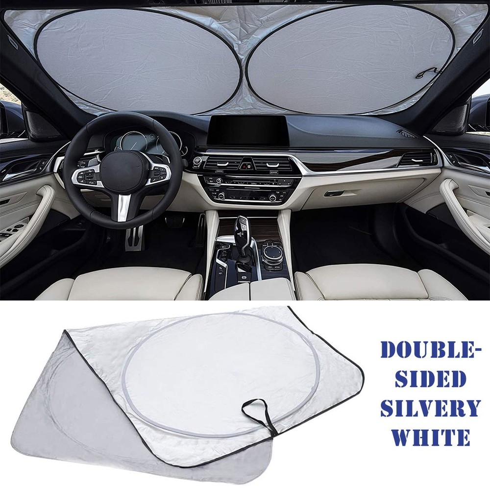 Car Front Window Sun Shade Visor Folding Auto Windshield Block Cover Protector