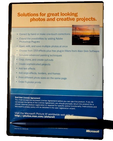 Microsoft Software PICTURE IT! - Digital Image Pro Professional Results