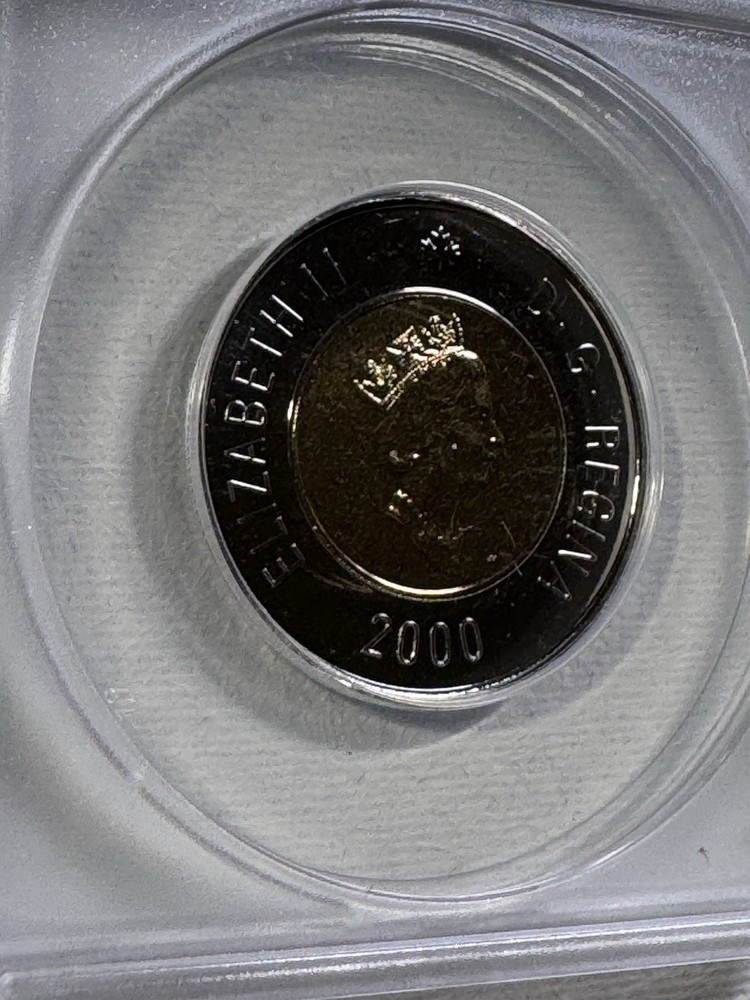2000 Canada 2 Dollar Graded MS 69 by ANACS Toonie