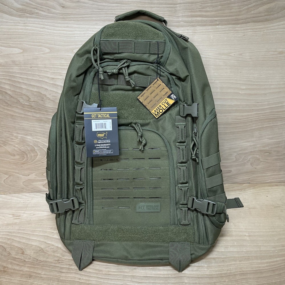 Highland Tactical Backpack - Foxtrot - Dark Green