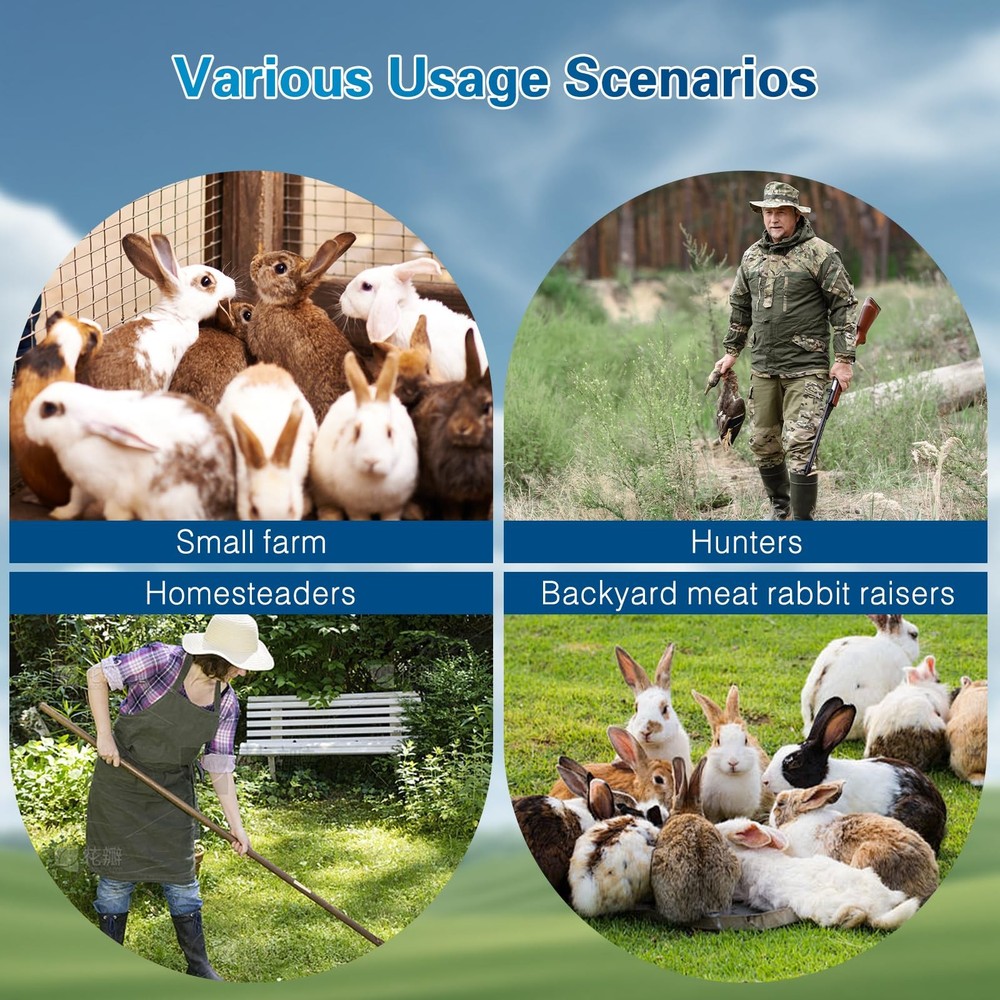 Hopper Popper Rabbit Dispatcher, Humane Dispatching Dislocator &...