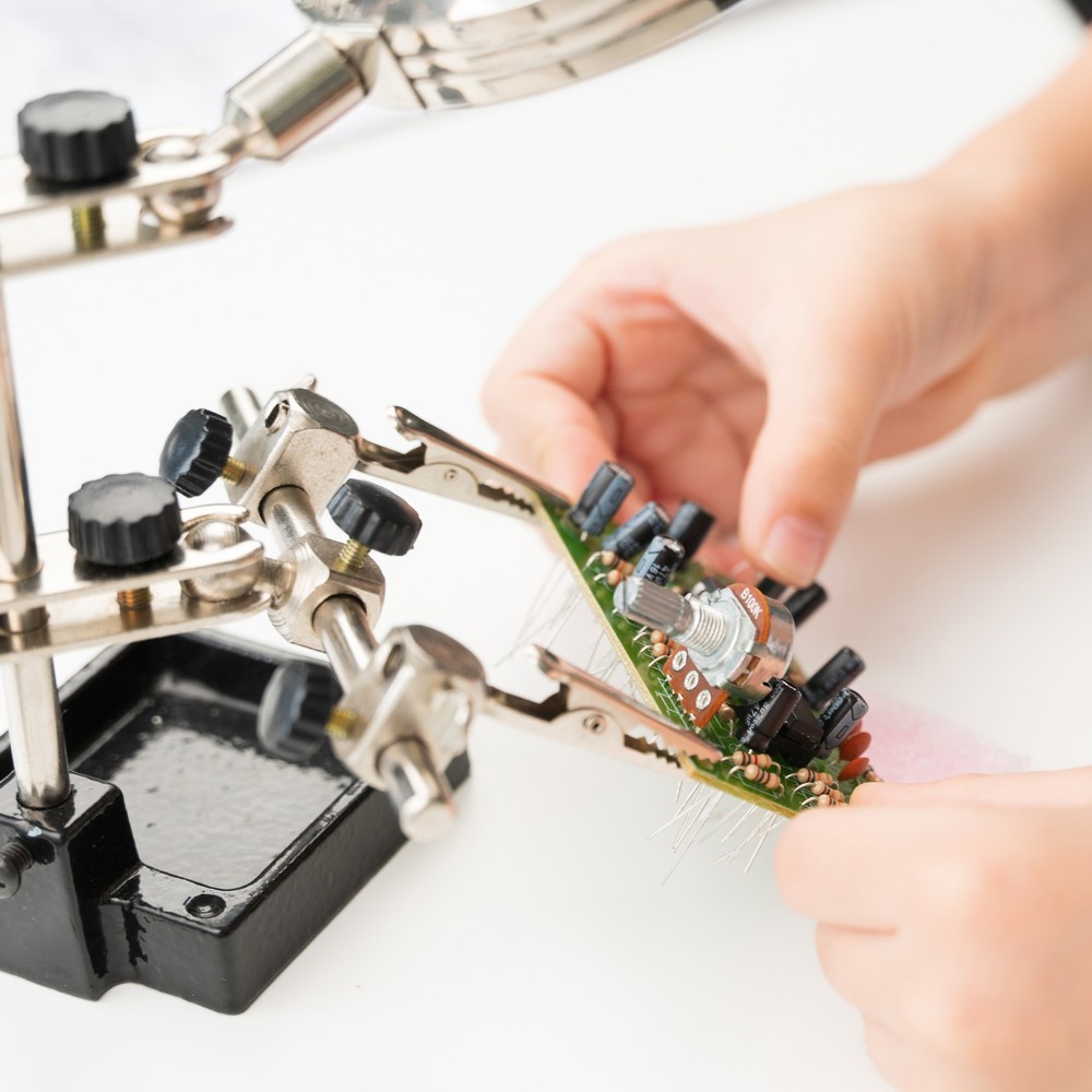 5Pcs WH-148 Potentiometer 3Pins B2K±20% Ohm Variable Resistor with 5 Knobs