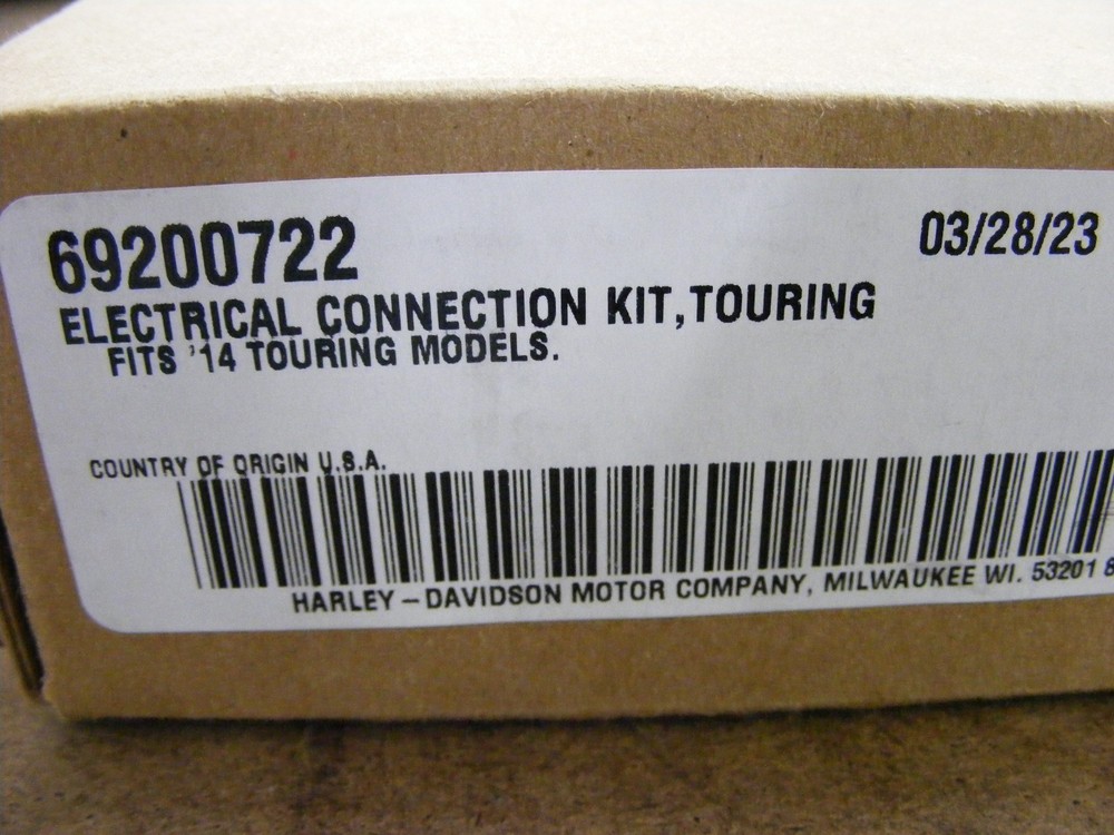 Harley Davidson Electrical Connection Kit OEM 69200722 (hd)
