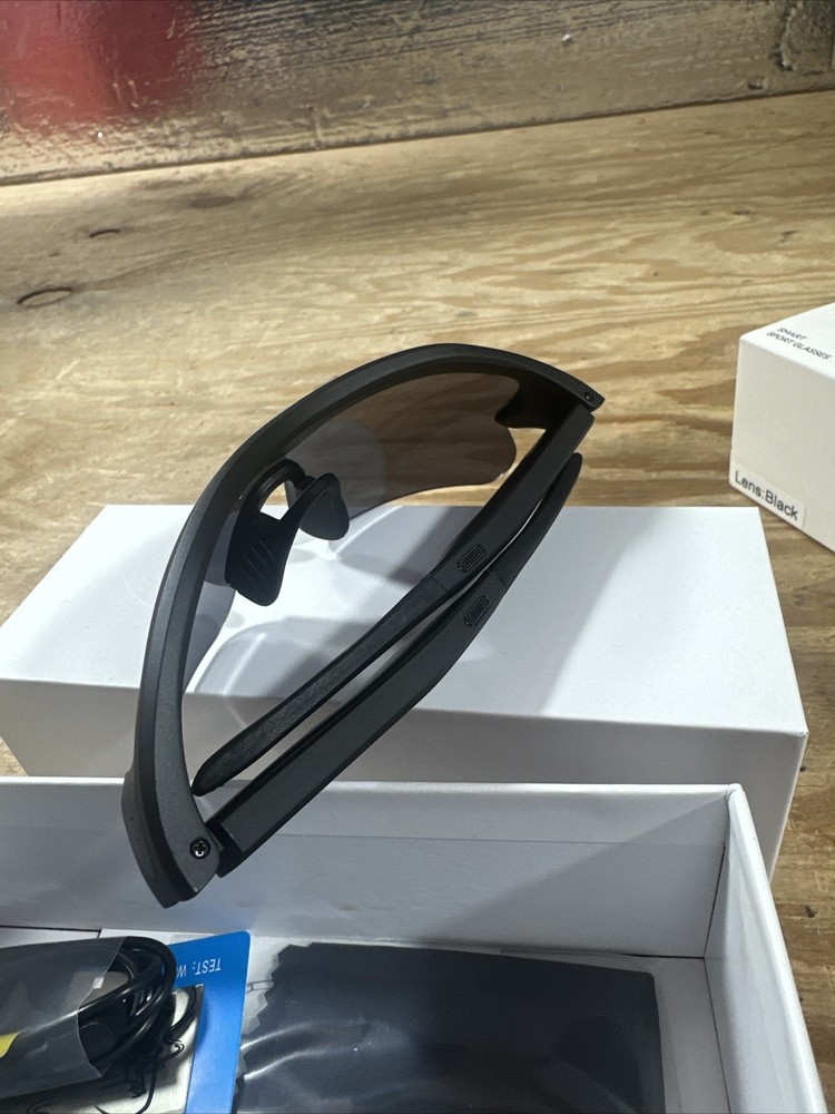 Wowrio Smart Sport Glasses Black- Opened
