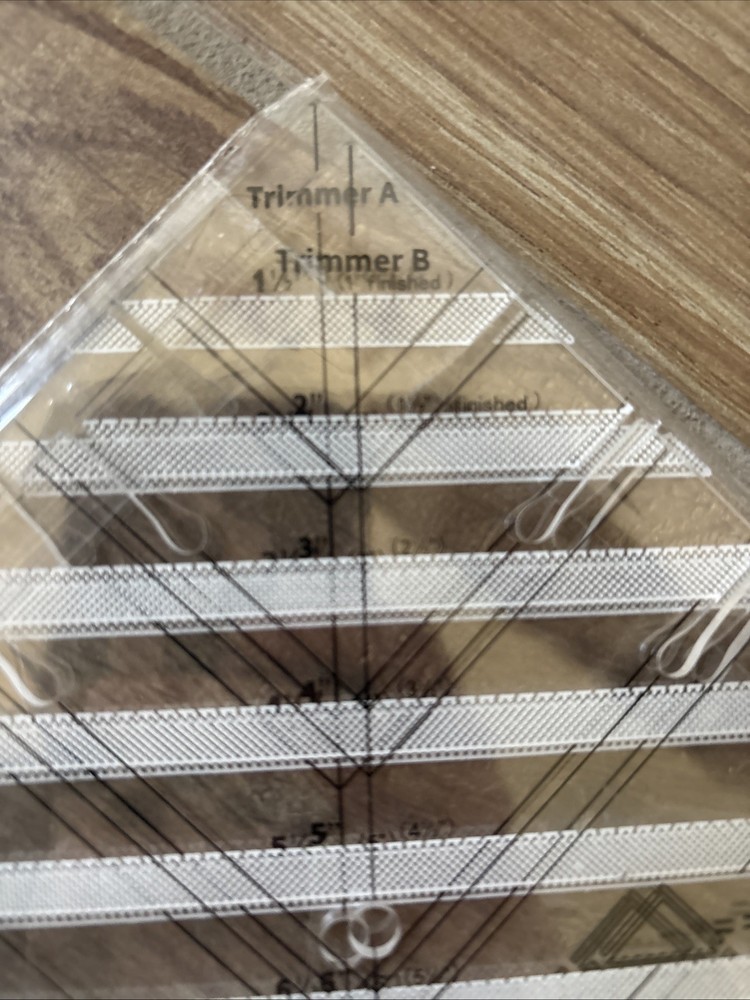 EZ Quilting Tri Tool Ruler - 2 Triangular Shaped Tools