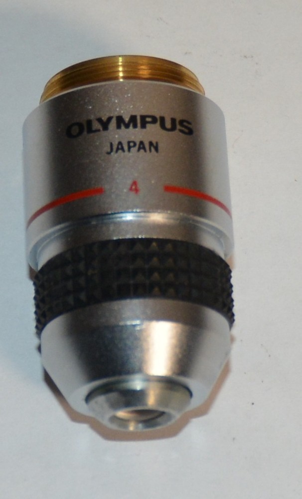 Olympus DPlan 4 0.10 160/0.17 Microscope Objective 4X