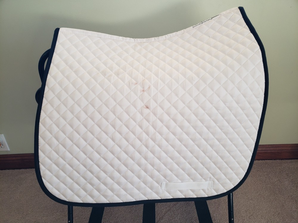 NEW! SmartPak Large White All-Purpose Saddlepad