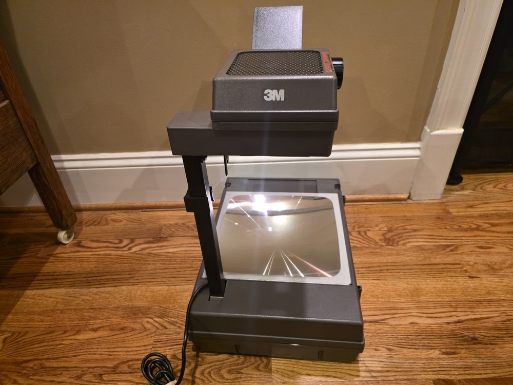 3M 2000 Overhead Projector Model 2000 AG – Tested & Working – 250W Lamp