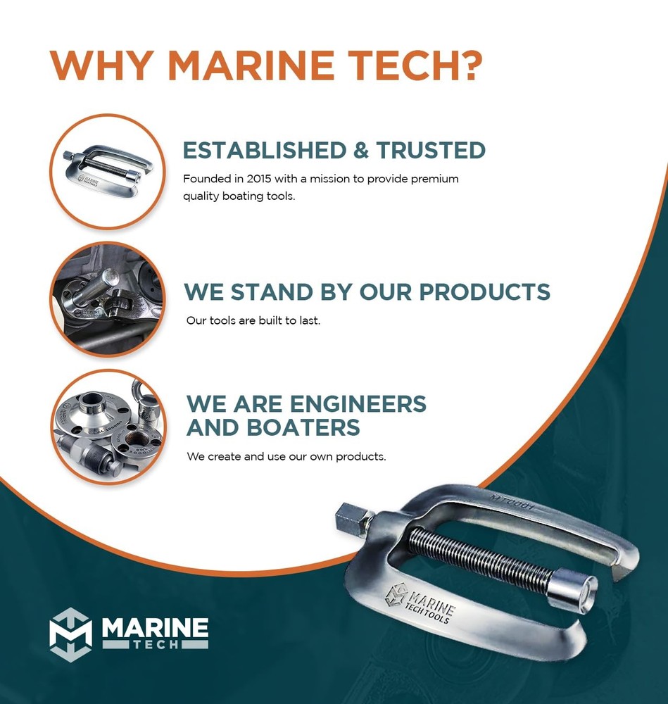 Marine Tech Tools, Steering Support Bracket Puller — Uflex Seastar Steering Supp