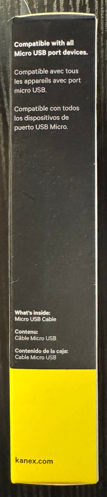 2/$19.99 Kanex"MiColor Micro USB ChargeSync 4' Cable" (KMUSB4F)