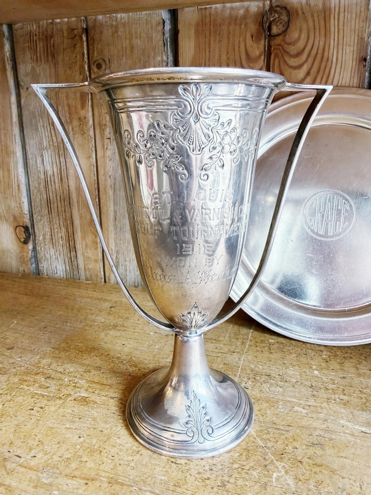 1916 Sterling Silver St Louis Golf Trophy