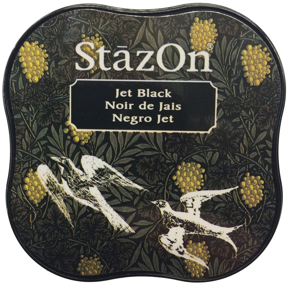 StazOn Midi Ink Pad Jet Black
