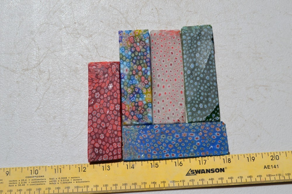 Millefiori Glass slabs
