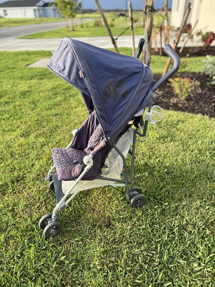 MacLaren Mark 2 Lightweight Umbrella Stroller - Blue/Silver