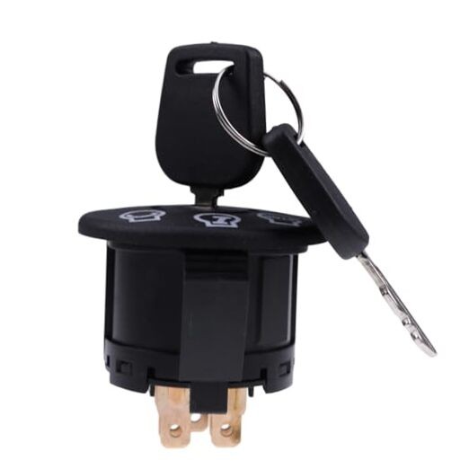 Ignition Switch with 2 Keys 500017 500243 Compatible with Dixie Chopper