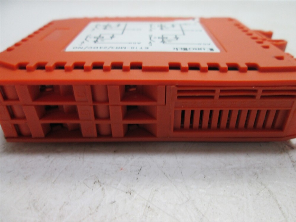 Eurotek ET18-MR4/24DC/NO Control Relay Module, (4) SPST, 24VDC Coils
